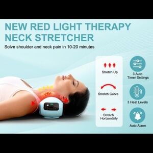 ⚡️USUIE Cervical Traction Light Therapy Relaxer